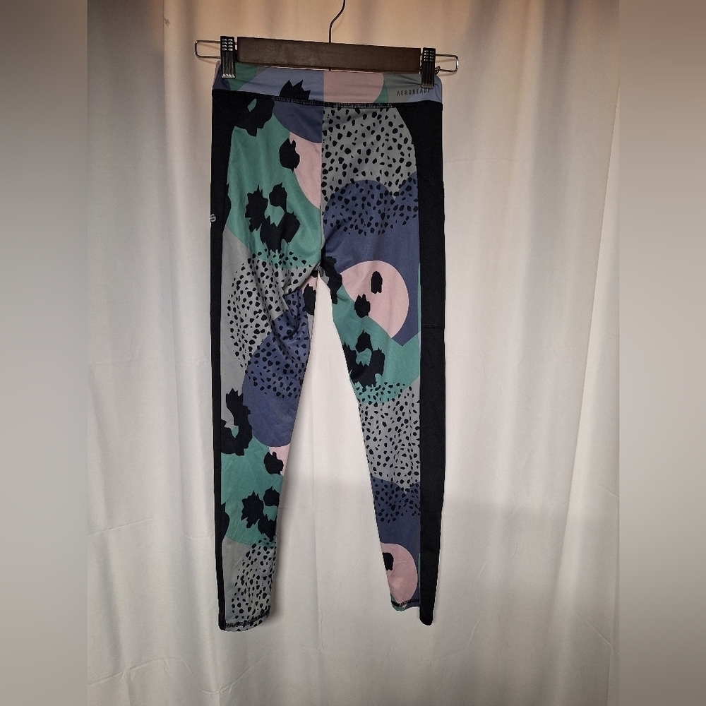 adidas Kids Leggings - Blue, Pink, Green, Black Colorful And Fun.